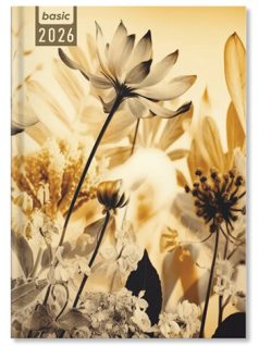 Period Basic határidőnapló, B/5, heti, 2026, Wildflowers