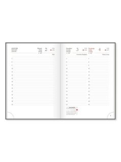 Period Neon határidőnapló, A/5, napi, 2026, Waves