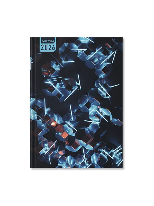 Period Neon határidőnapló, B/6, heti, 2026, Ice