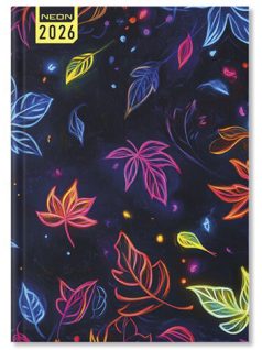 Period Neon határidőnapló, B/6, heti, 2026, Leaf