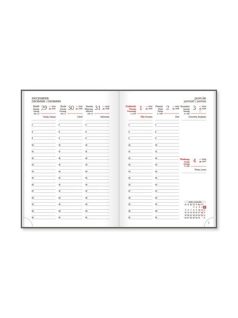 Period Neon határidőnapló, B/6, heti, 2026, Leaf