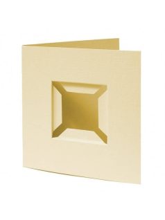   Díszkártya 13x13 cm, kis alaplaphoz, többféle szín és változat