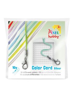 Kulcstartó alaplap pixelhez, 3x4cm, többféle színben