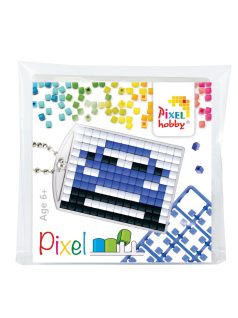   Pixel kulcstartókészítő szett 1 kulcstartó alaplappal, 3 színnel, autó