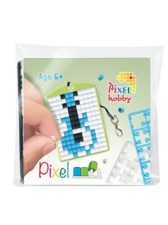   Pixel kulcstartókészítő szett 1 kulcstartó alaplappal, 3 színnel, gitár