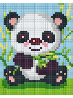 Pixel szett 1 normál alaplappal, színekkel, panda, (801220)