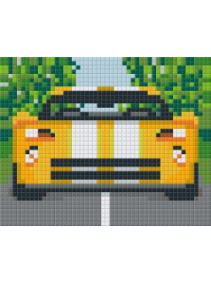 Pixel szett 1 normál alaplappal, színekkel, autó