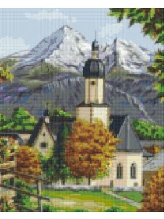   Pixel szett 9 normál alaplappal, színekkel, templom (809175)