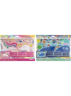   Matricázz számok szerint, 26x21cm, 2 féle változat (unikornis vagy tengeri állatok)