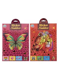   Matricázz számok szerint, A/4, 2 féle változat 4-4 lappal (lányos vagy állatok)