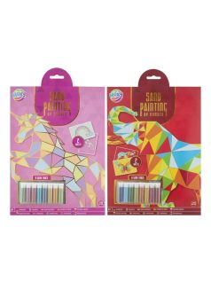   Homokképkészítő szett, A/4, 2 ív/szett 8 adag homokkal, kétféle változat