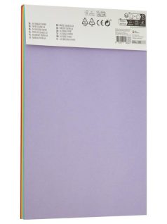   Színes papírok, fénymásolópapír A/4, 80g, 10 szín, 100 lap/cs, Moxy