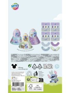  Stitch tojásdíszítő fólia húsvétra, 12 db fólia és 4 db tojástartó