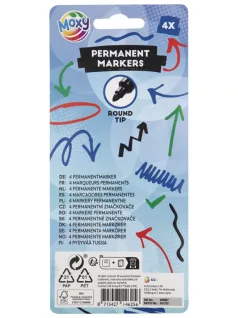 Alkoholos filctoll készlet, 8 db/csomag