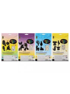   Képkarcoló szett, 4 figura kiegészítőkkel, 4 féle változat (hableány, unikornis, láma, vadállatok)