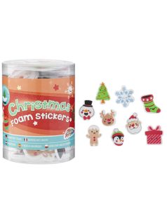   Dekorgumi, öntapadós karácsonyi figurák, 3-4 cm-es, kb. 50 db-os