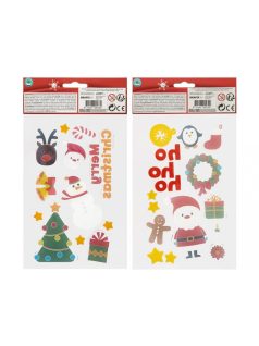 Ablakmatrica, karácsonyi, 28x16cm, 2 féle