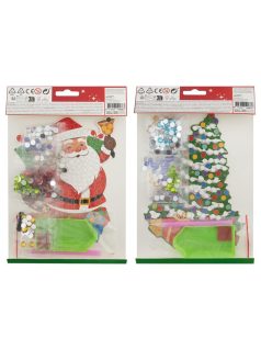 Gyémántfestés szett, karácsonyi, XL kövekkel, A/5, 3 féle (télapó, karácsonyfa)