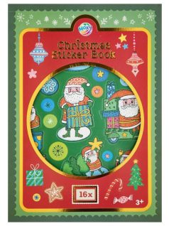 Karácsonyi matricás füzet, A/5, 16 lapos