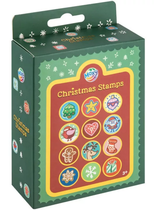 Karácsonyi nyomda szett, önfestékező, 12 db-os