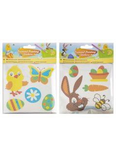   Gyémántfestés szett, húsvéti matricák, 5 db/csomag, kétféle