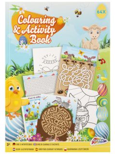 Húsvéti színező és foglalkoztató füzet, A/4, 64 lapos