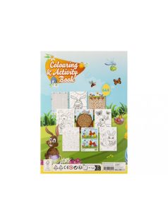 Húsvéti színező és foglalkoztató füzet, A/4, 64 lapos