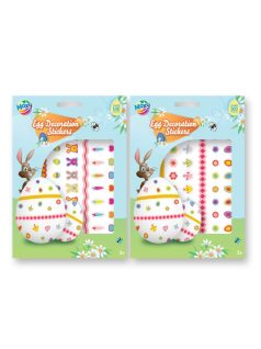   Tojásdíszítő matrica húsvétra, 2 ív A/5 matrica/szett, 2 féle változat