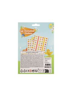   Tojásdíszítő matrica húsvétra, 2 ív A/5 matrica/szett, 2 féle változat