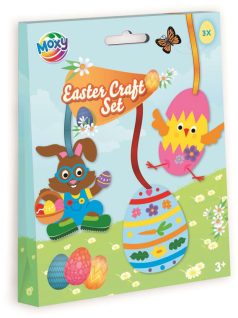   Húsvéti figurakészítő szett, 3 db formával (10cm) és matricákkal