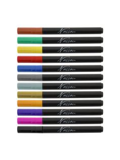 Porcelán és üveg filctoll, 12 db-os