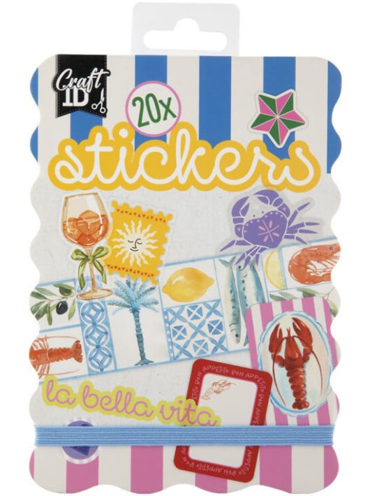 Matricás füzet, la bella vita, 11x18cm, 20 lapos