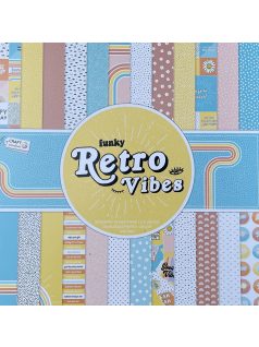   Mintás kartonok, dekor karton, 30,5x30,5cm, 240 g, 24 lap/cs, 6 féle változat