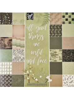   Mintás kartonok, dekor karton, 25x25cm, 250 g, 24 lap/cs, 4 féle változat