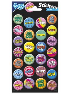 Matrica, motivációs feliratok, 10x20cm