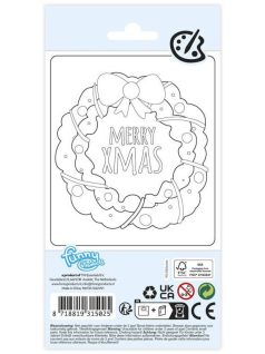   Karácsonyi matrica, mini karácsonyi minták, 10x20cm, 1 ív