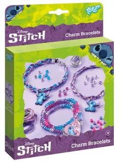 Stitch karkötőkészítő készlet charmokkal