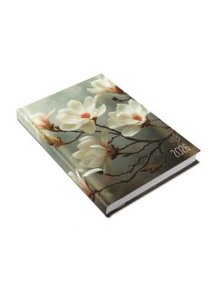   Realsystem határidőnapló, A/5, napi tervező, 2026, Picture magnólia