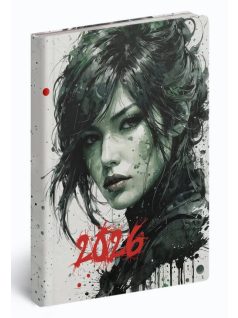   Realsystem határidőnapló, B/6, heti tervező, 2026, Fiestina woman