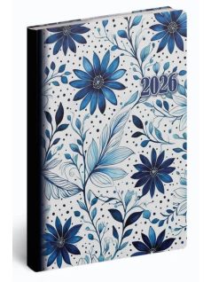   Realsystem határidőnapló, B/6, heti tervező, 2026, Fiestina virágminta