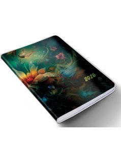   Realsystem határidőnapló, B/6, heti tervező, 2026, Fiestina Light fantasy