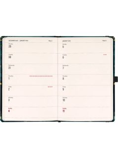   Realsystem design agenda, határidőnapló, 13x21cm, heti tervező, 2026, Fox