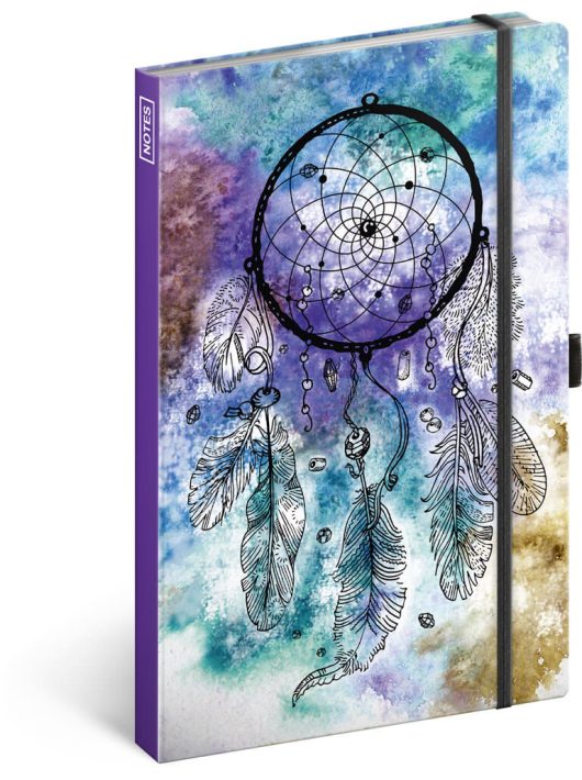 Realsystem Notique design keményfedeles notesz, napló 13x21cm, vonalas, Dream Catcher