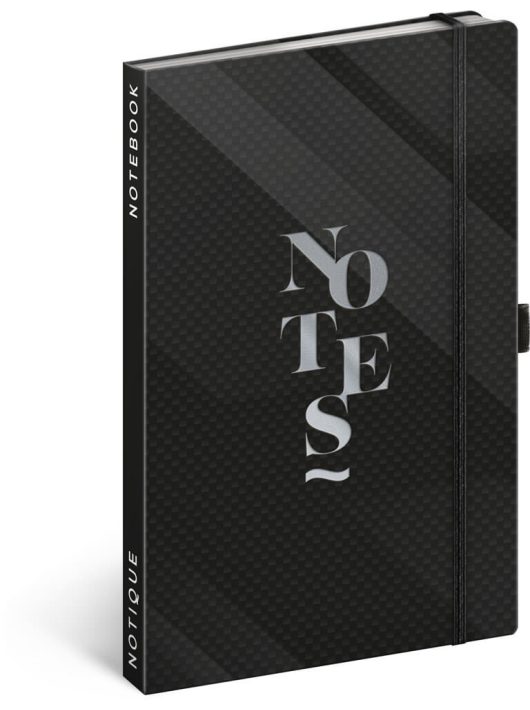 Realsystem Notique design keményfedeles notesz, napló 13x21cm, vonalas, Elegant