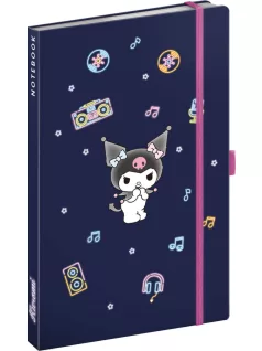   Realsystem Notique design keményfedeles notesz, napló 13x21cm, vonalas, Kuromi