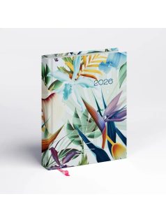   Realsystem határidőnapló, B/6, napi tervező, 2026, Librobello tropical