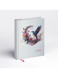   Realsystem határidőnapló, B/6, napi tervező, 2026, Librobello kolibri