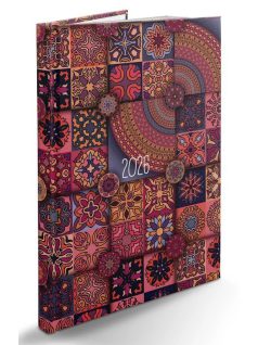   Realsystem határidőnapló, B/5, heti tervező, 2026, Picture mozaik