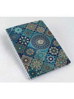   Realsystem határidőnapló, A/5, heti tervező, spirál, 2026, SP1 mozaik