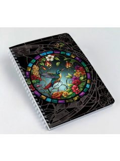   Realsystem határidőnapló, A/5, heti tervező, spirál, 2026, SP1 kolibri